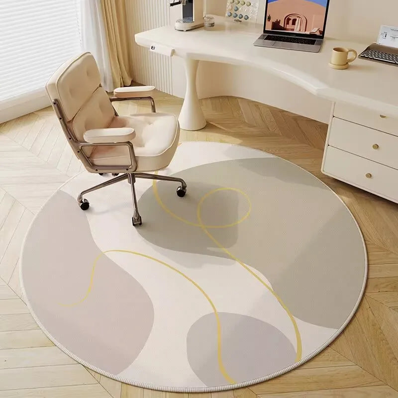 Ins Play Area Round Rugs Non-Slip Circle