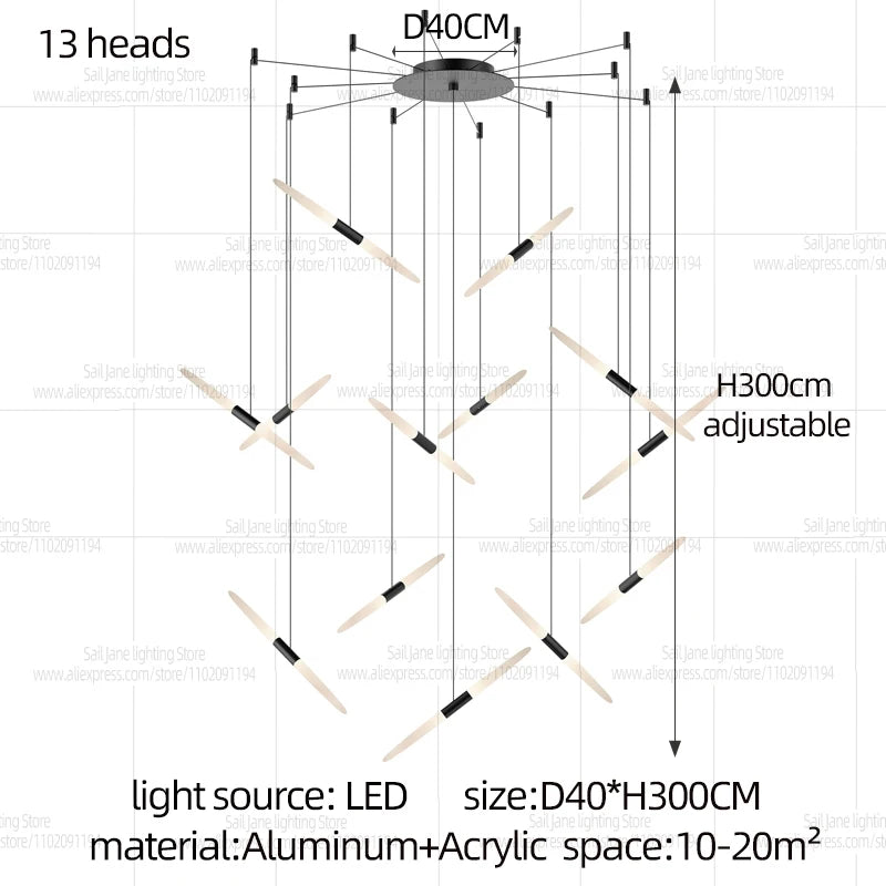 Volaris LED Chandelier Light