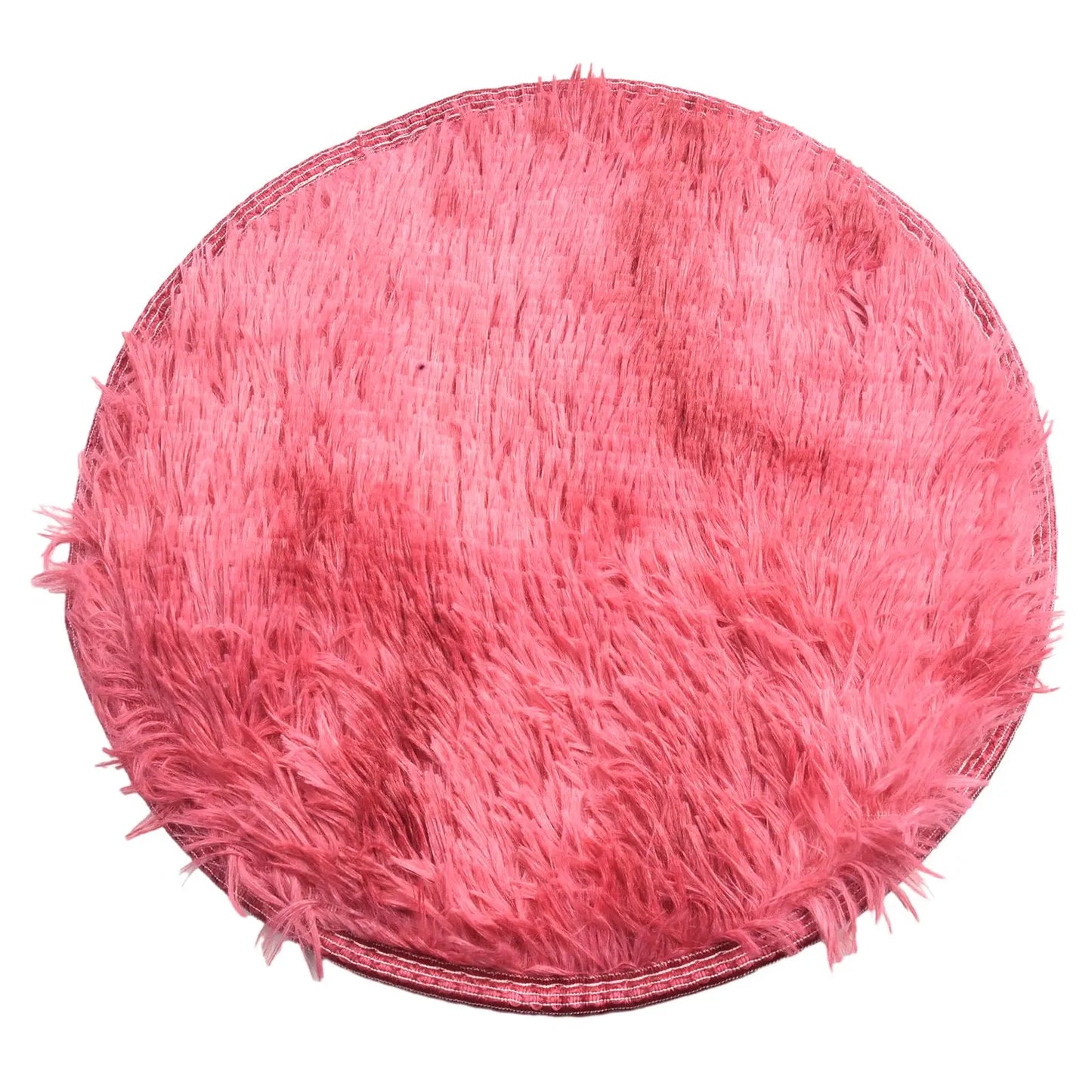Plush Round Rug Mat Fluff
