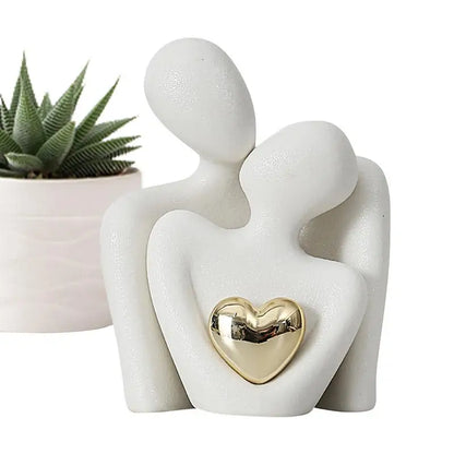 Nordic Abstract Couple Sculpture