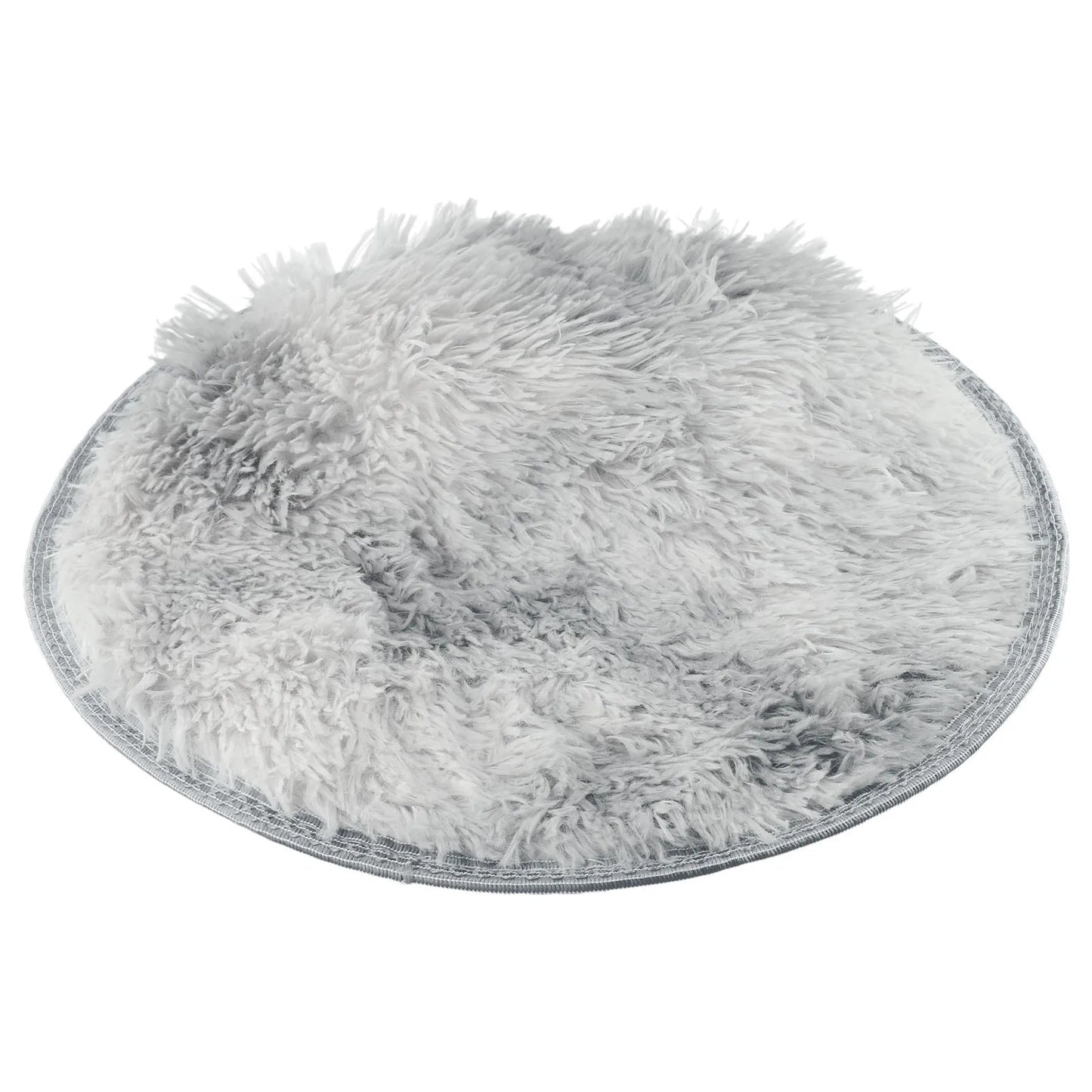 Plush Round Rug Mat Fluff