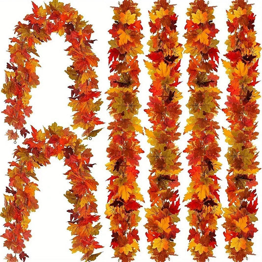 Artificial Maple Leaf Garland