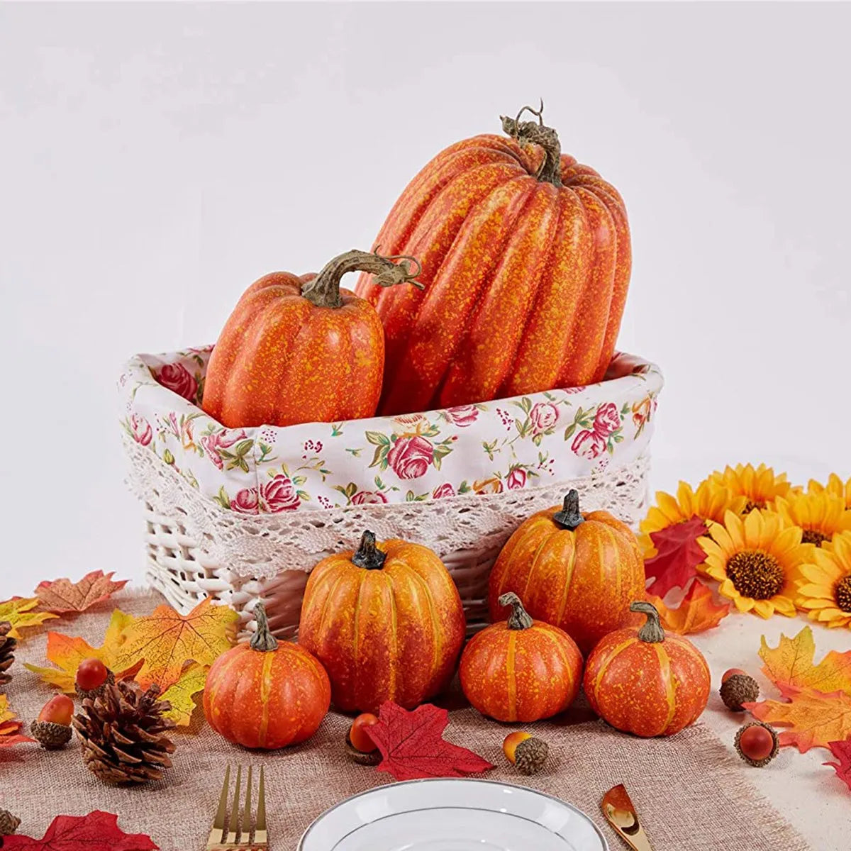 Autumn Harvest Artificial Pumpkins