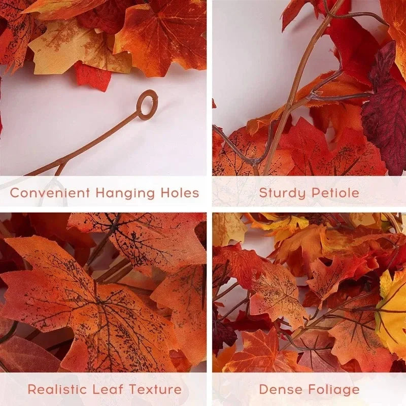 Artificial Maple Leaf Garland