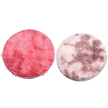 Plush Round Rug Mat Fluff