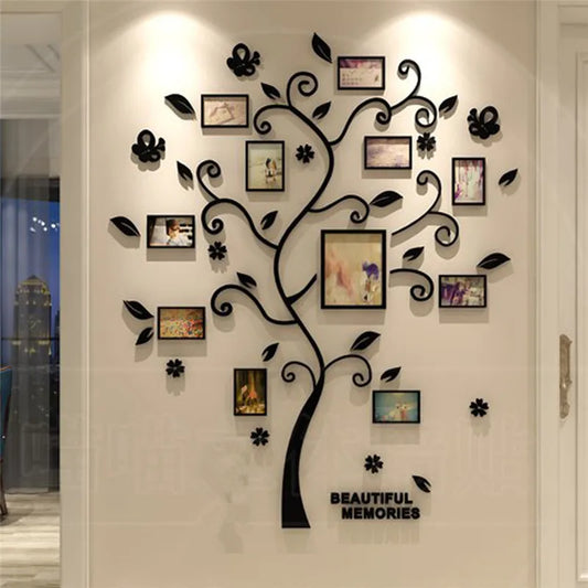 3D Home Photo Frame Wall Sticker – Stylish Wall Decor