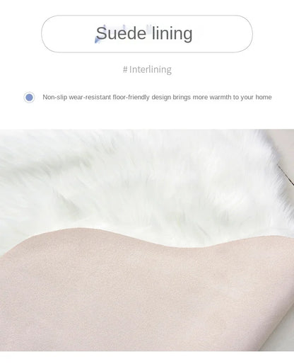 Colorful Round Shaggy Area Rug