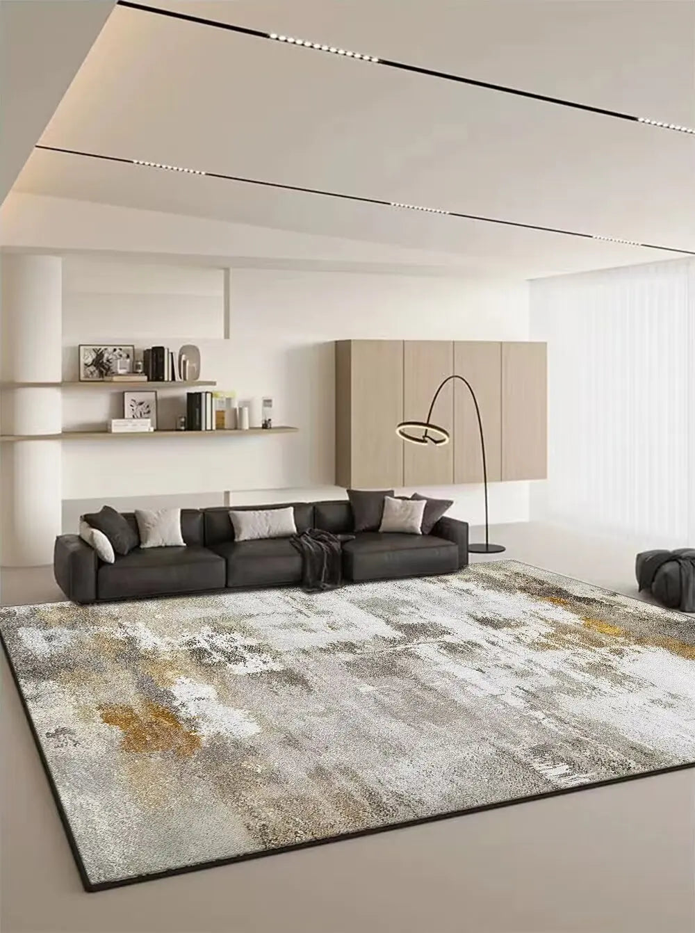 Modern Geometric Large Rug