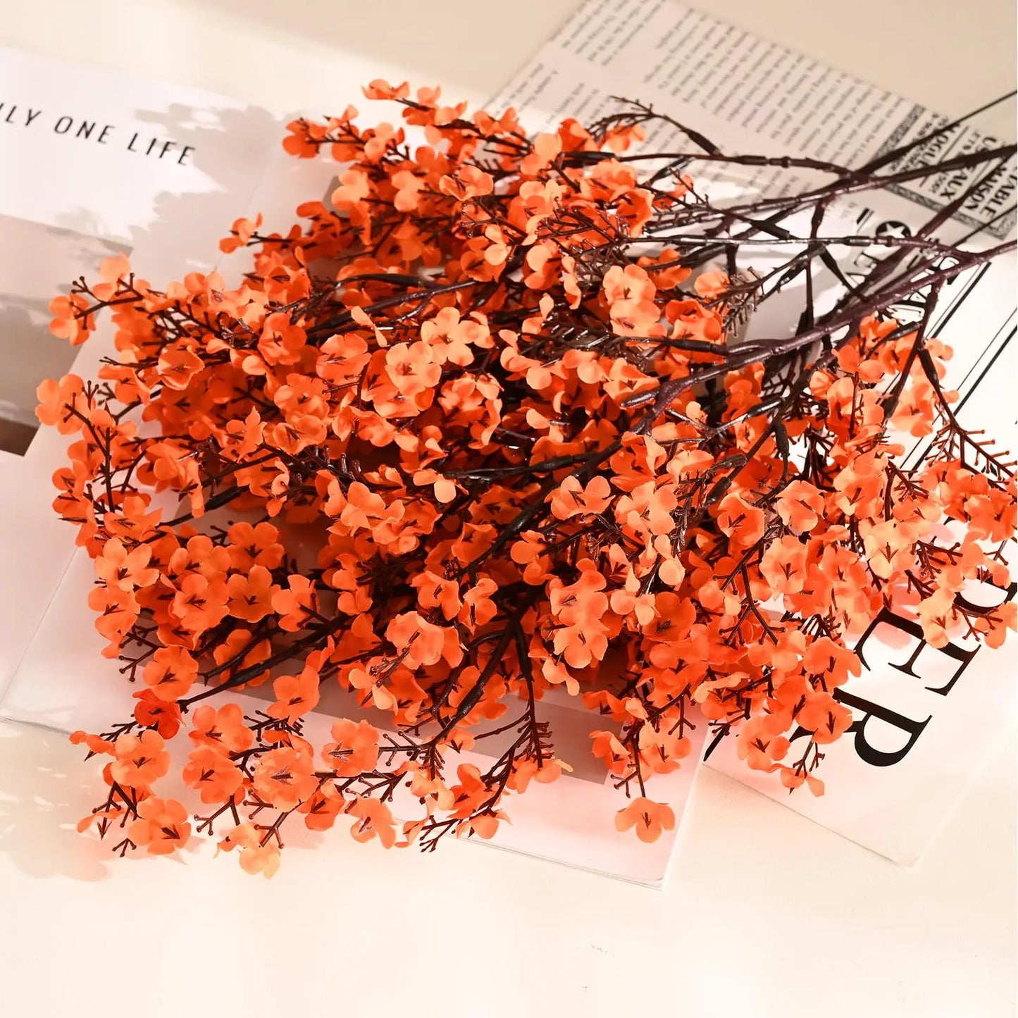 Fall Baby’s Breath Artificial Flowers