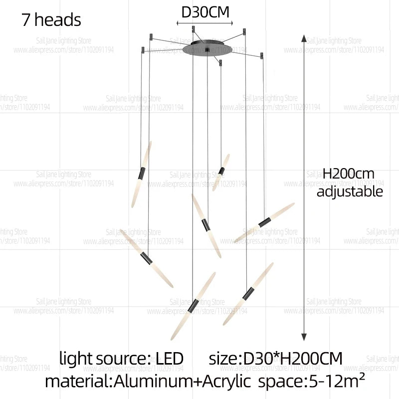 Volaris LED Chandelier Light