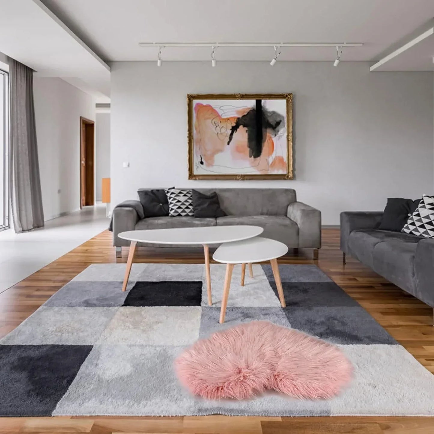 Heart Shape Soft Rug