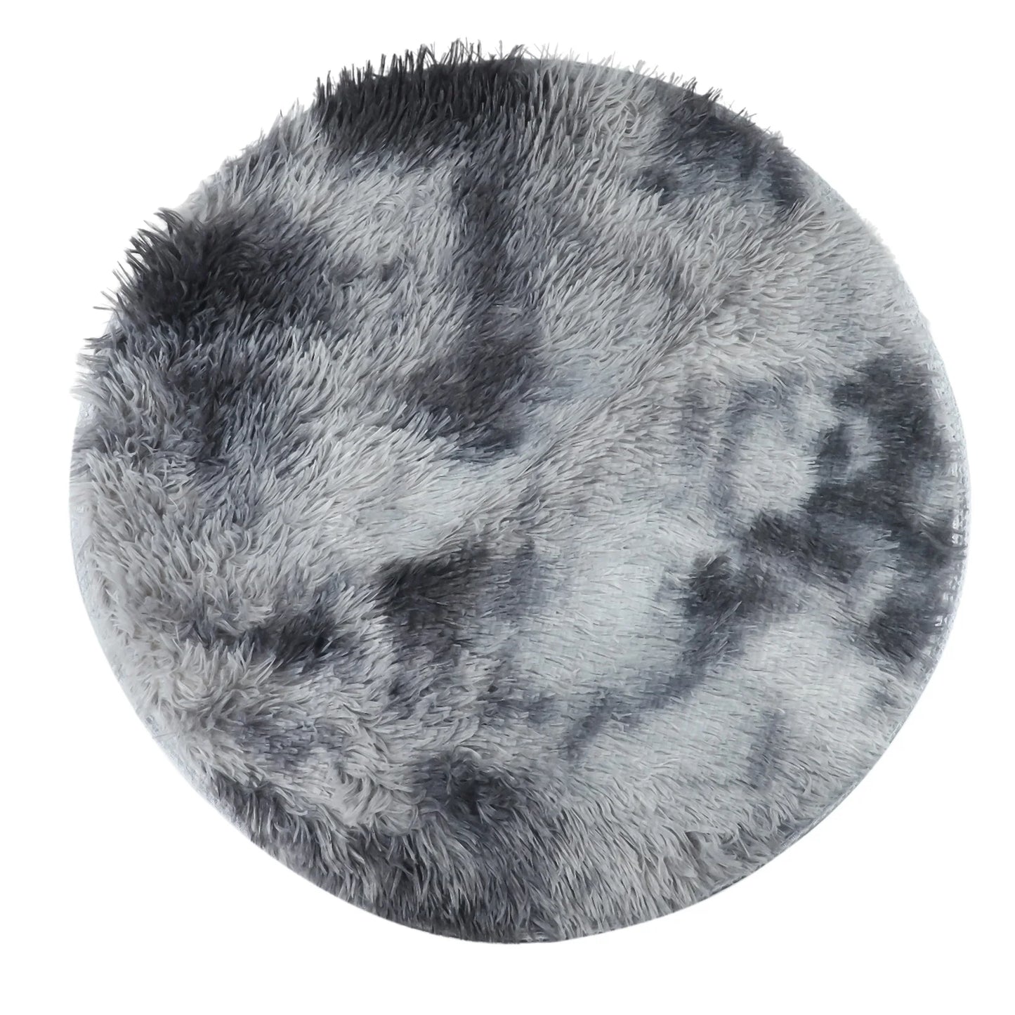 Plush Round Rug Mat Fluff