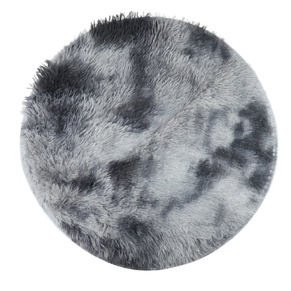 Plush Round Rug Mat Fluff