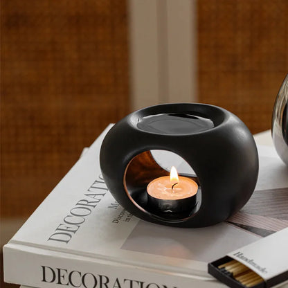 Black Ceramic Aromatherapy Burner