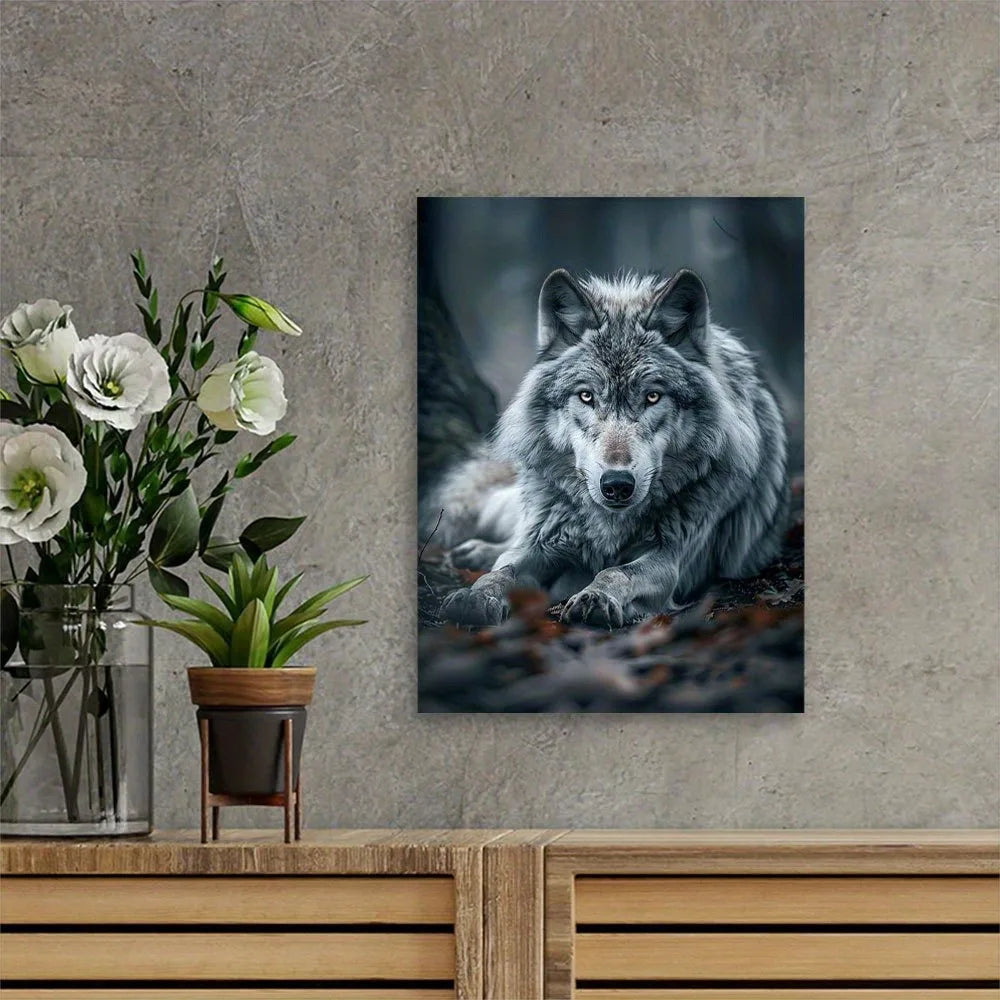 Gray Wolf canvas print