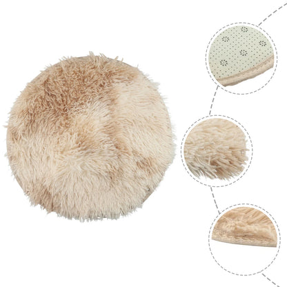 Plush Round Rug Mat Fluff