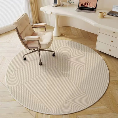 Round Non-Slip Play Area Rug