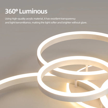 Luminex Modern LED Ceiling Chandelier