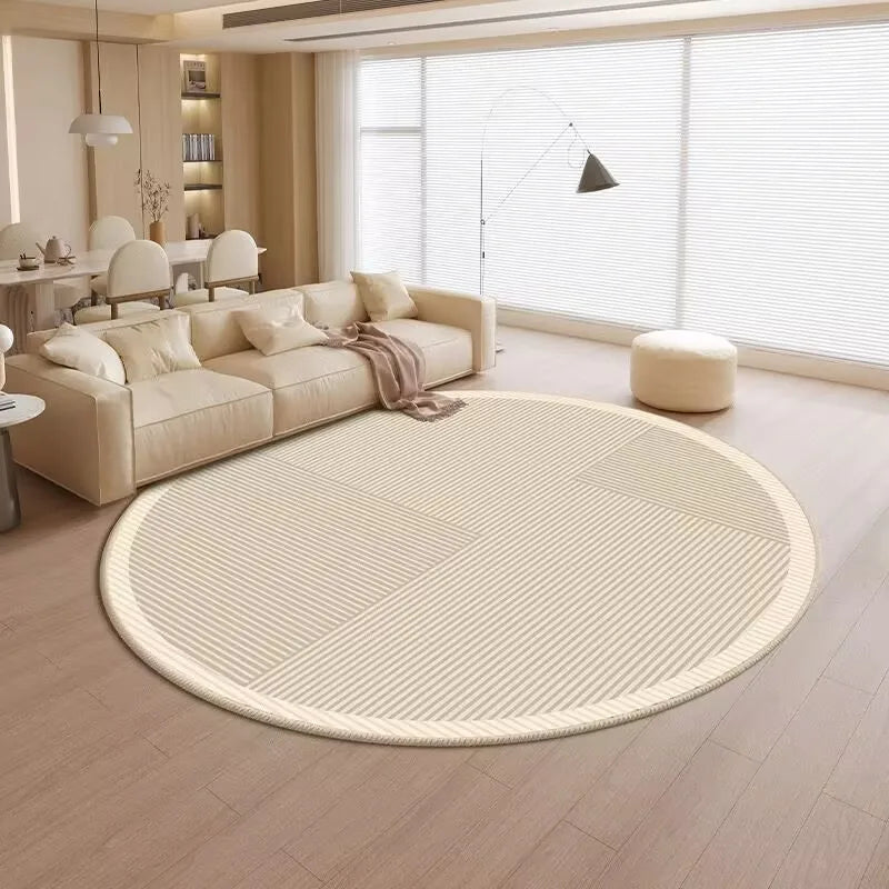 Round Non-Slip Play Area Rug