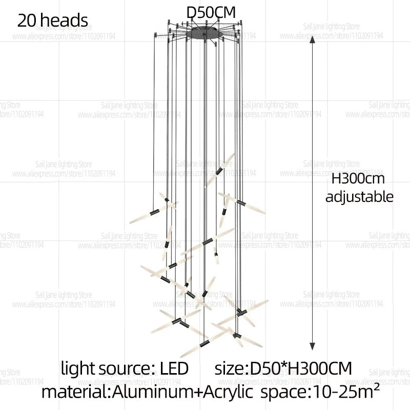 Volaris LED Chandelier Light