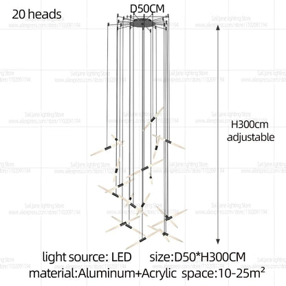 Volaris LED Chandelier Light