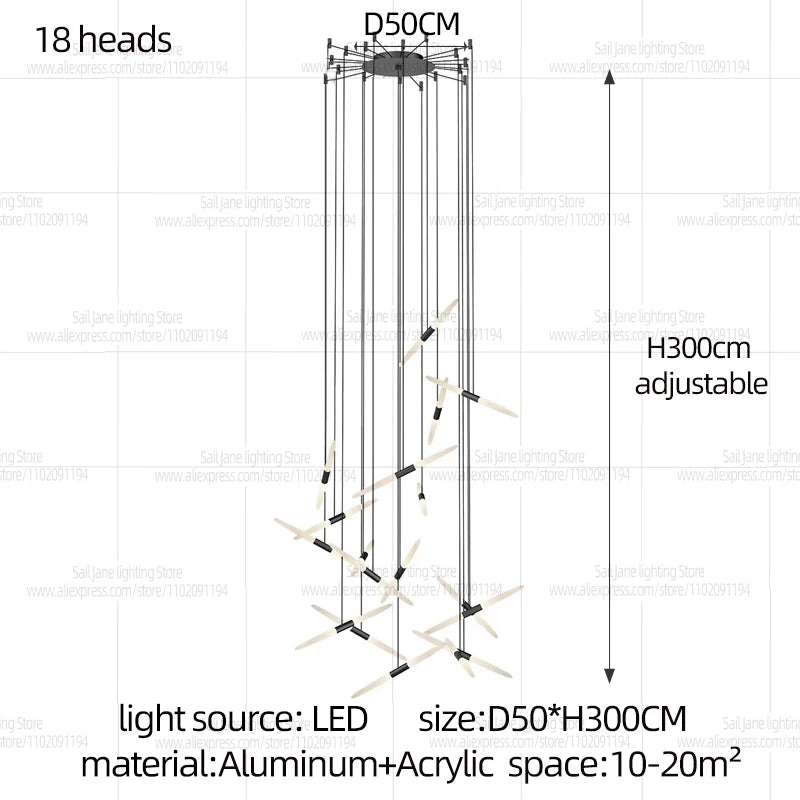Volaris LED Chandelier Light