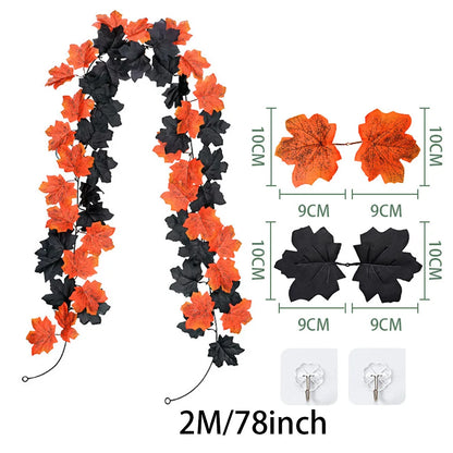 Artificial Maple Leaf Garland