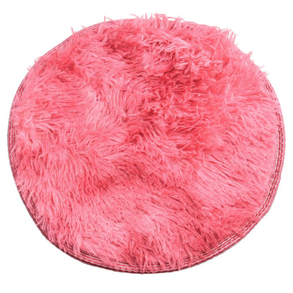 Plush Round Rug Mat Fluff