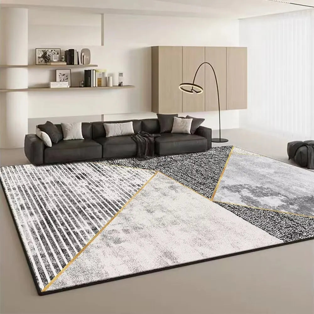 Modern Geometric Large Rug