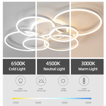 Luminex Modern LED Ceiling Chandelier