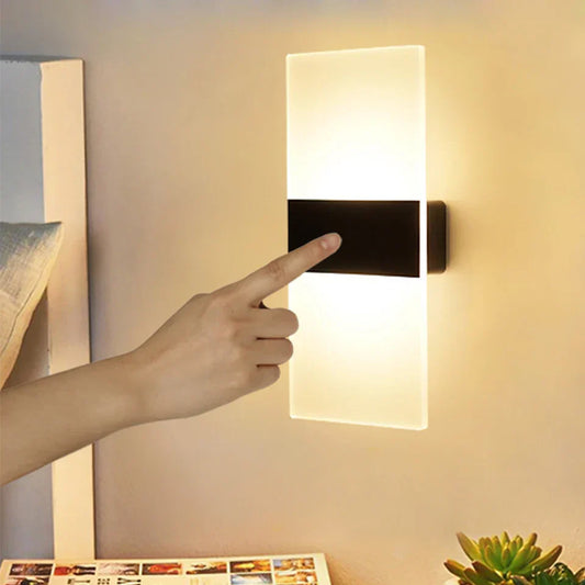 USB Recharge Wall Lamp – Modern LED Lighting with USB Charging Port