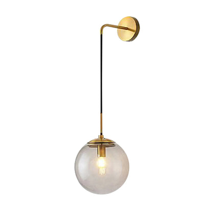 Nordic Glass Ball Wall Light for Living Room Interior Bedroom Wall