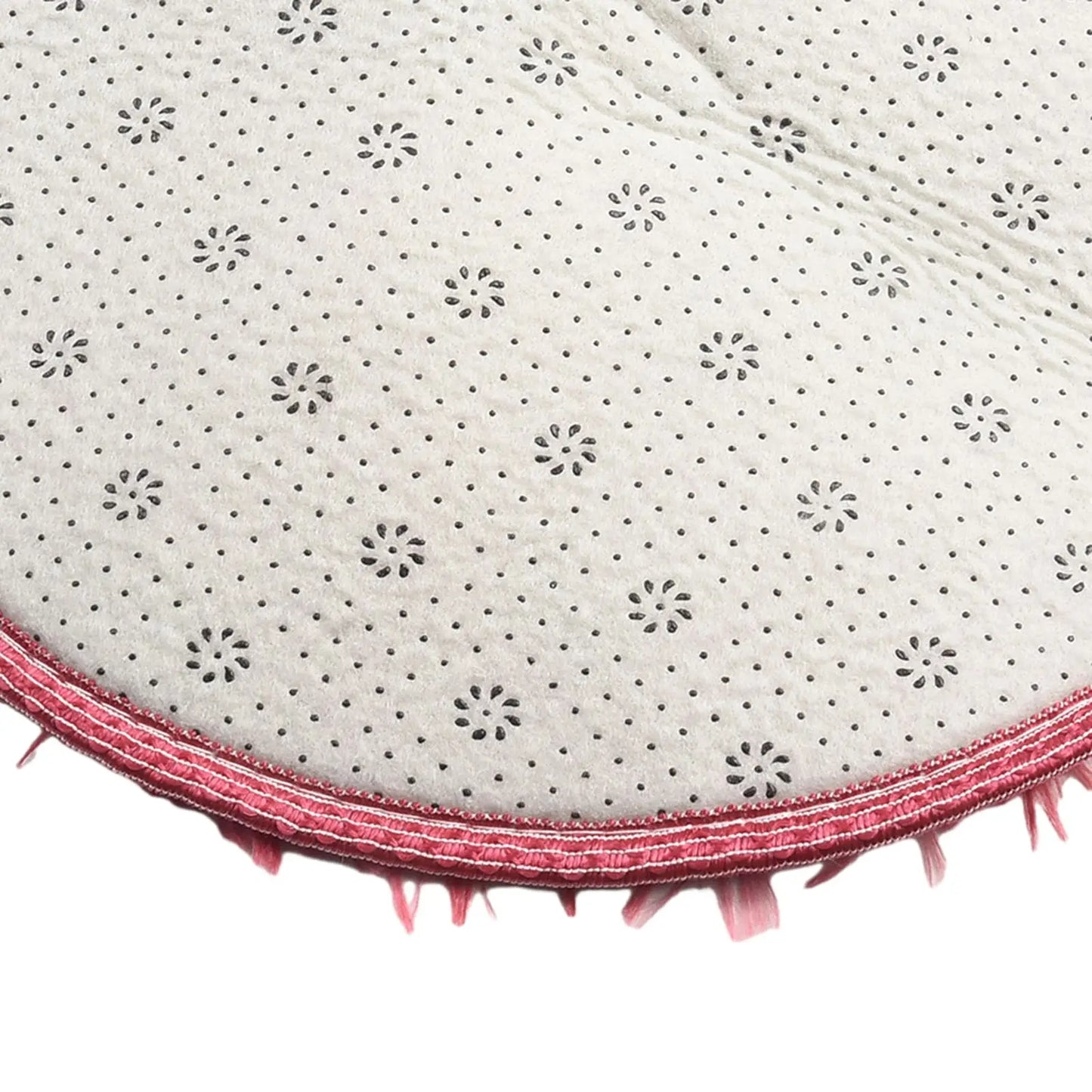 Plush Round Rug Mat Fluff