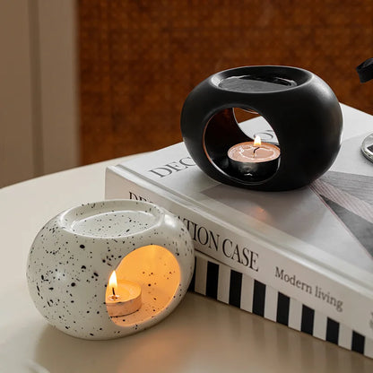 Black Ceramic Aromatherapy Burner