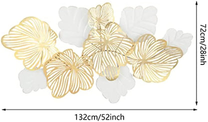 3D Metal Flower Wall Decor Art