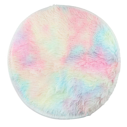 Plush Round Rug Mat Fluff