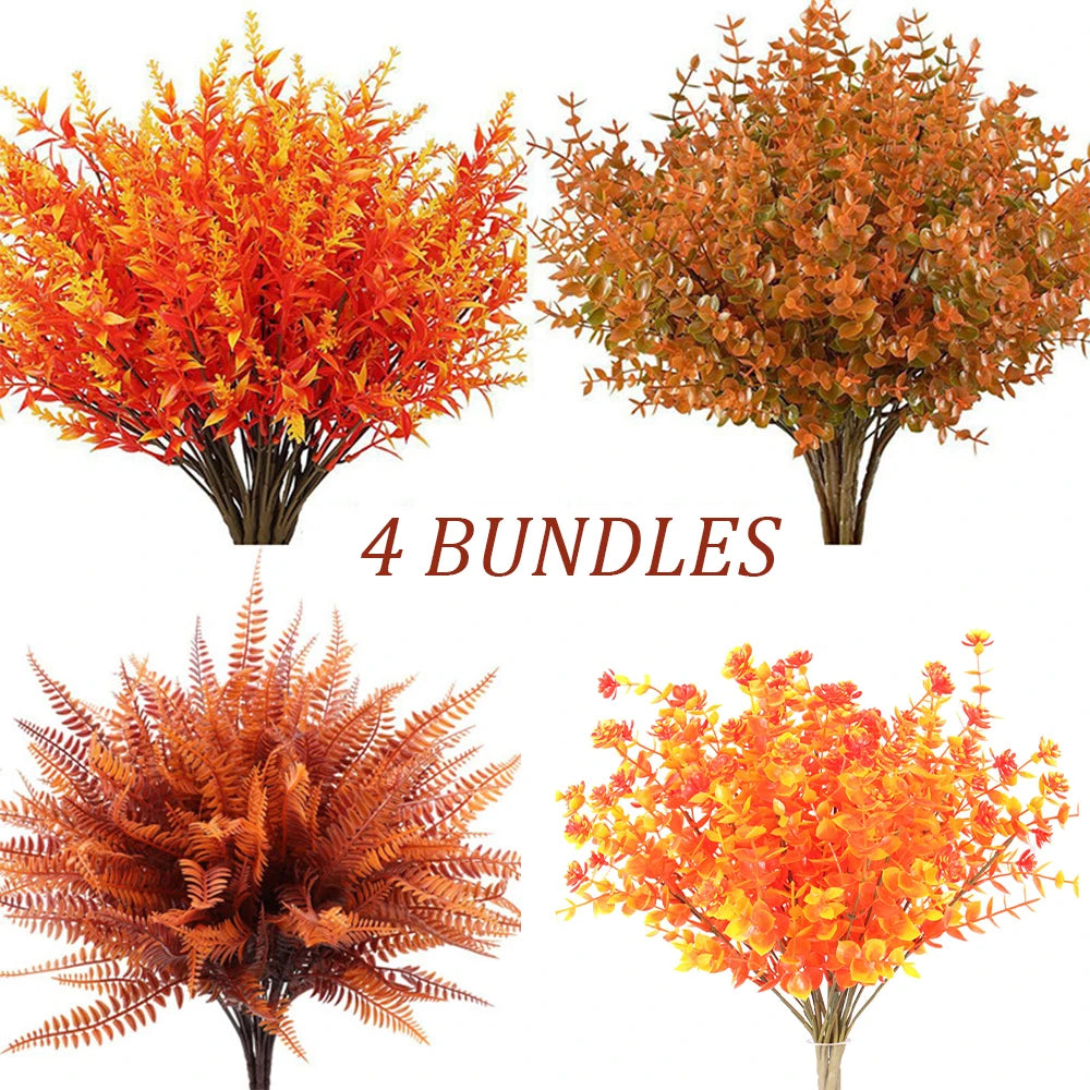 Artificial Fall Eucalyptus Plants