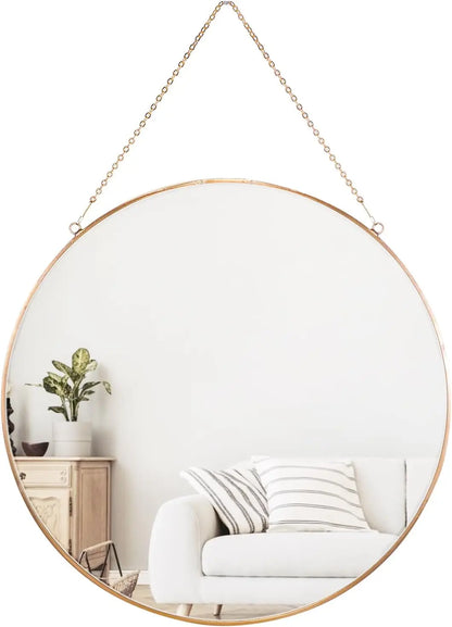 Hanging Round Wall Mirror