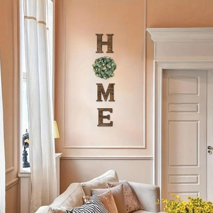 Home Letter Wall Sign Wooden