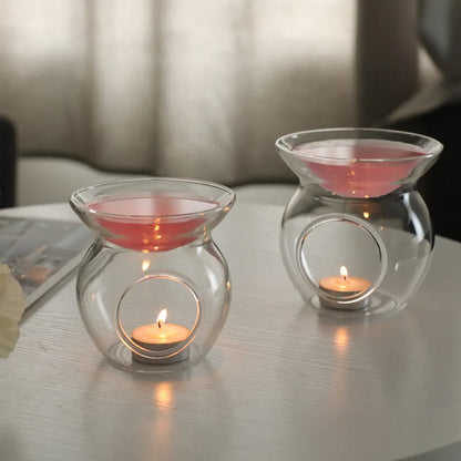 Glass Aromatherapy Candle Diffuser – Relaxing Home Décor