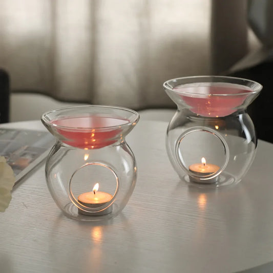Glass Aromatherapy Candle Diffuser – Relaxing Home Décor