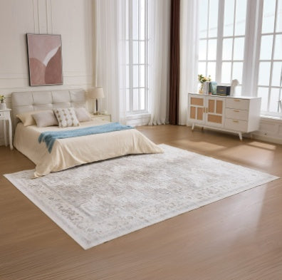 Nordic-style 9x12FT Polyester Carpet Easy-to-maintain And Silent Carpet For Large Living Rooms And Bedrooms