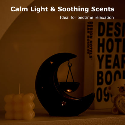 [Hot Selling Ceramic Candle Holder] Hot Selling Star and Moon Ceramic Candle Holder
