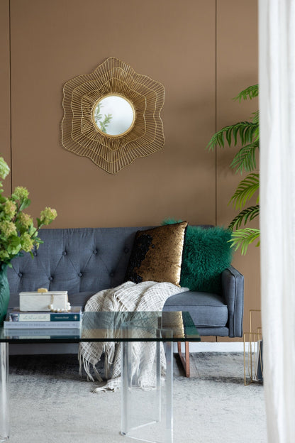 D27x2.4' Metal Mirror, Wall Mounted Mirror Home Decor for Bathroom