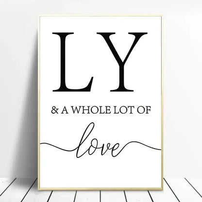 3pcs Inspirational Family Quotes Canvas Wall Art Decor