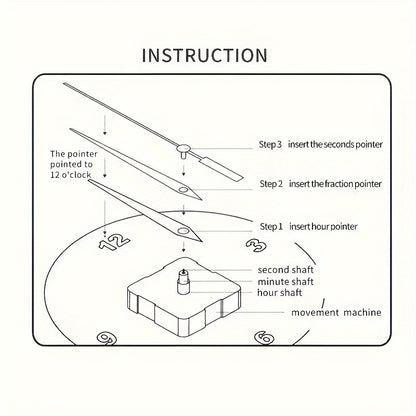 [Modern 3D Wall Clock] Modern 3D Illuminated Silent Wall Clock