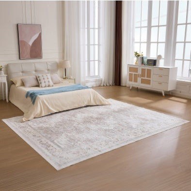 Nordic-style 9x12FT Polyester Carpet Easy-to-maintain And Silent Carpet For Large Living Rooms And Bedrooms