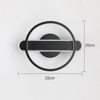 Nordic Minimalist LED Wall Lamps Living Room Bedroom Bedside Reading