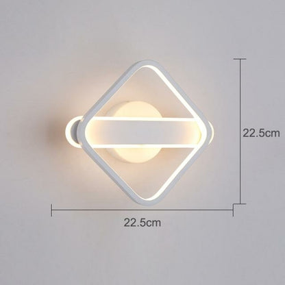 Nordic Minimalist LED Wall Lamps Living Room Bedroom Bedside Reading