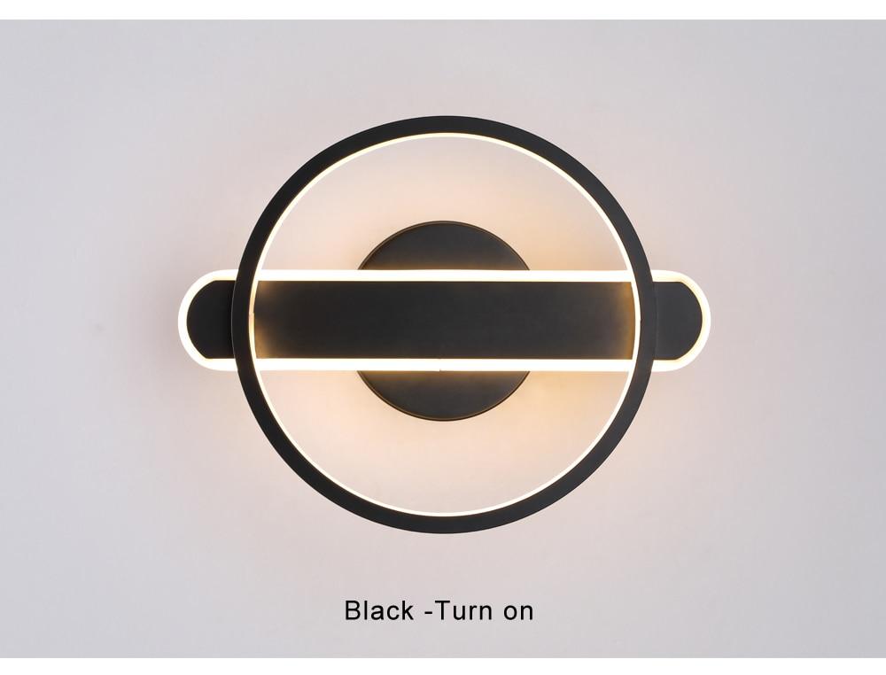 Nordic Minimalist LED Wall Lamps Living Room Bedroom Bedside Reading